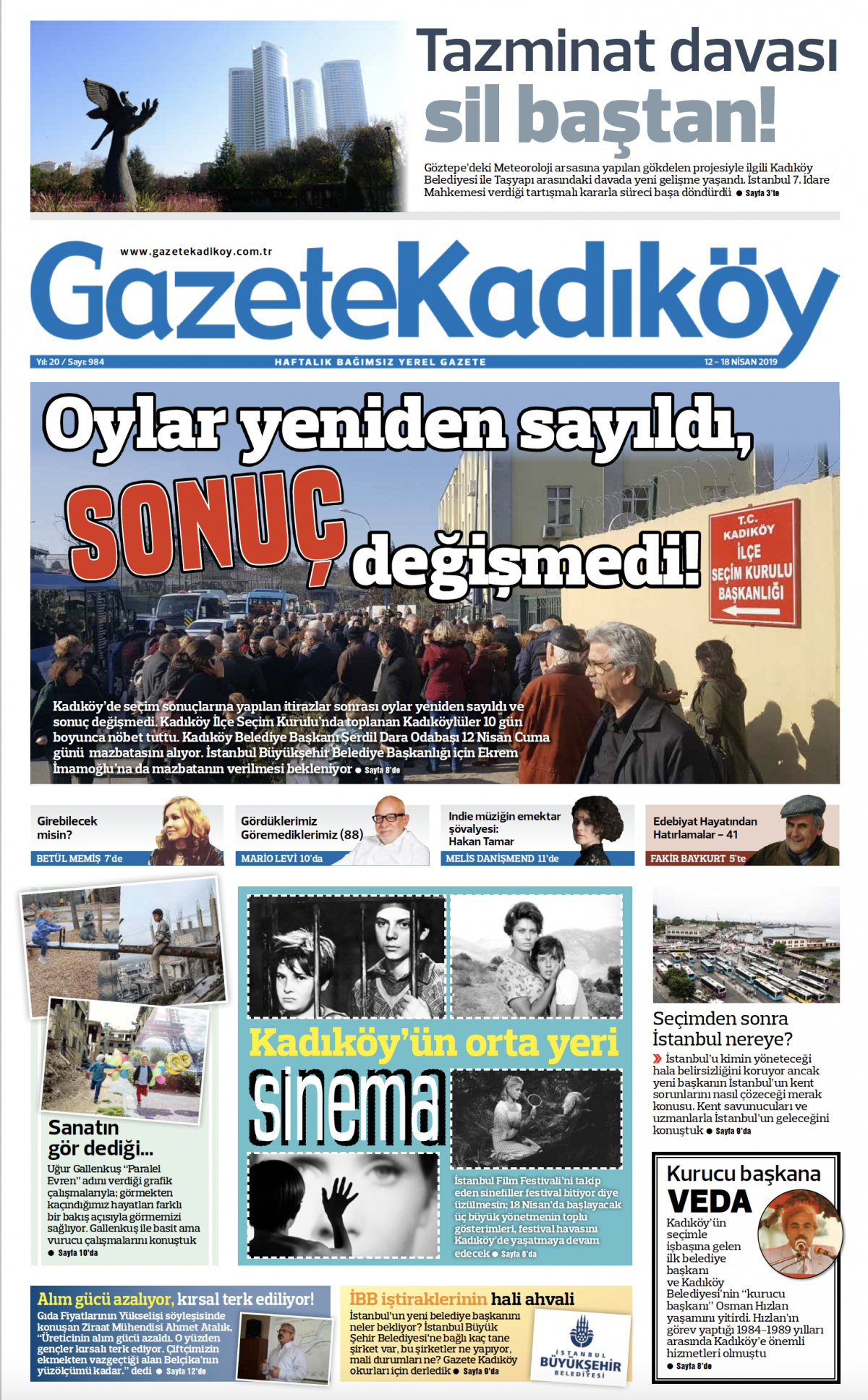 Gazete Kadıköy - 984. Sayı